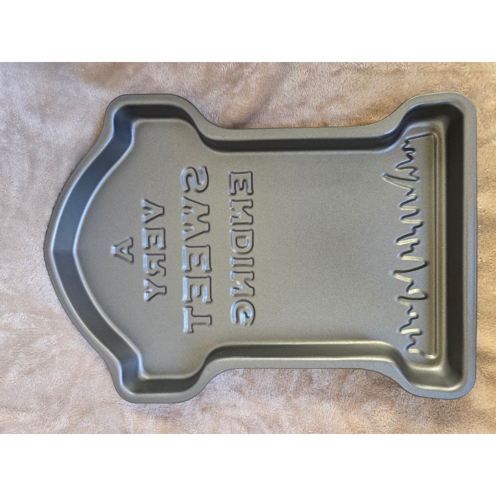 Bradshaw Halloween Tombstone Cake Pan A Very Sweet Ending Grey Metal Bakeware